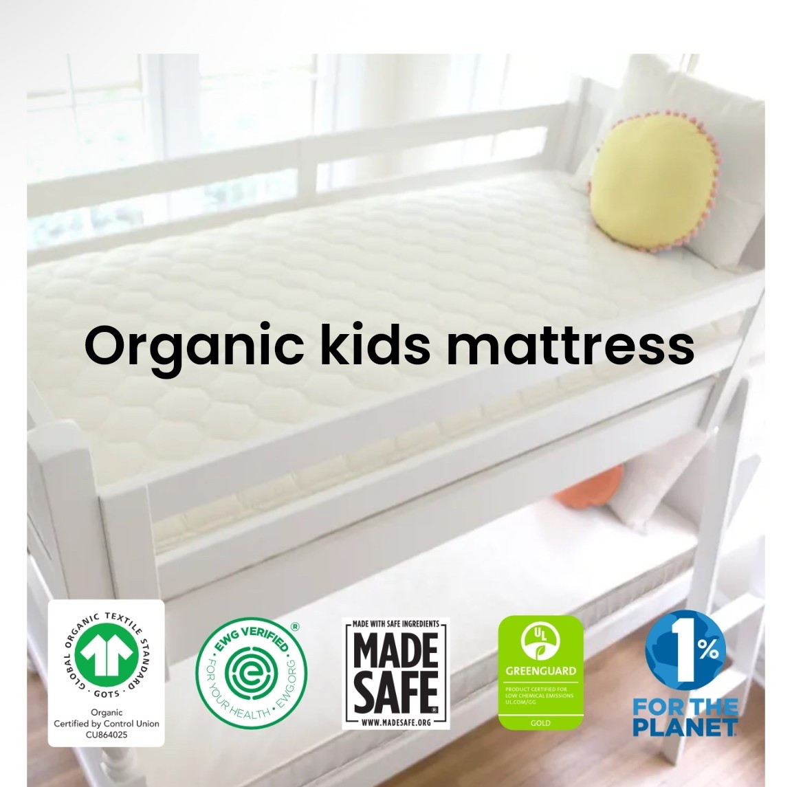 Great price for organic kids mattress 