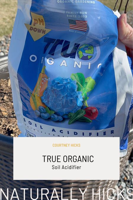 True Organic soil acidifier #gardeningg
