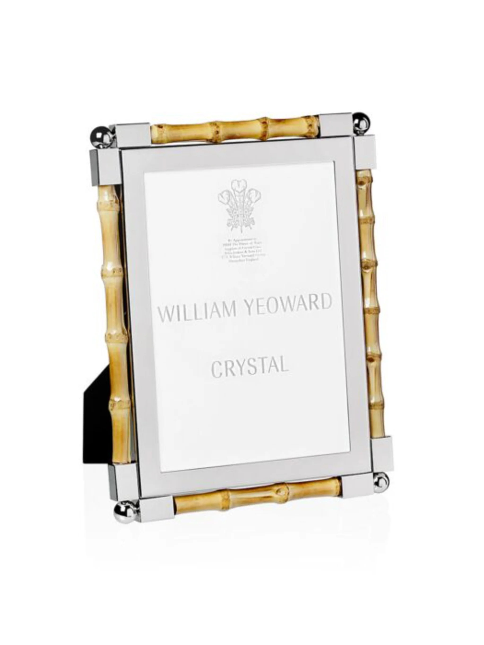 William Yeoward Crystal Classic Bamboo Photo Frame | Weston Table
