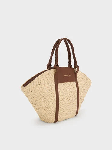 Shalia Raffia Basket Bag
    
         - Natural Raffia | Charles & Keith CA
