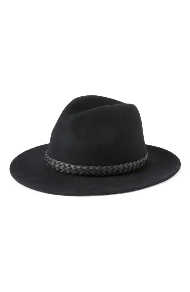 Braided Band Wool Fedora | Nordstrom | Nordstrom