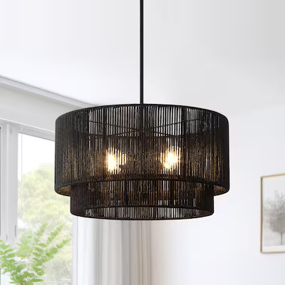 True Fine Riata 4-Light Matte Black CoastalChandelier | Lowe's