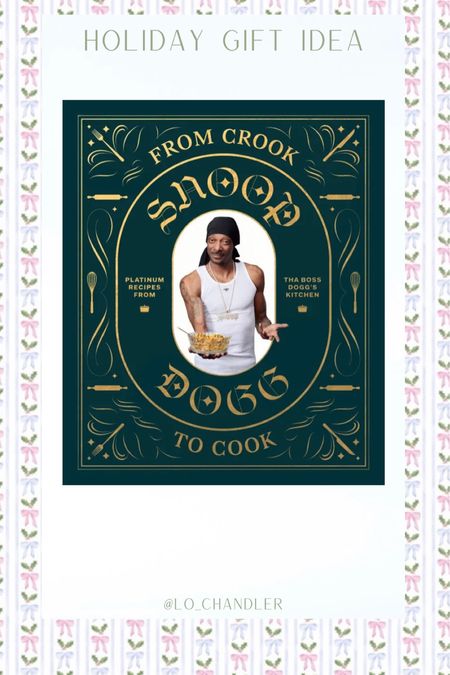 Snoop Dogg cookbook! Fun gift idea 

#LTKGiftGuide #LTKHolidaySale #LTKHoliday