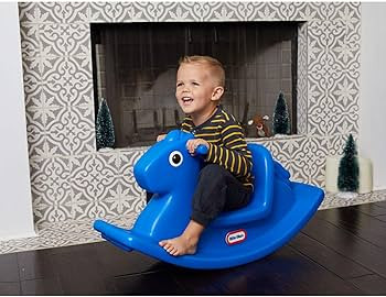 Little Tikes Rocking Horse Blue, 33.00 L x 10.00 W x 17.50 H Inches | Amazon (US)