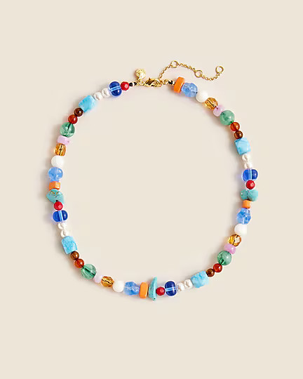 Mixed-bead necklace | J. Crew US