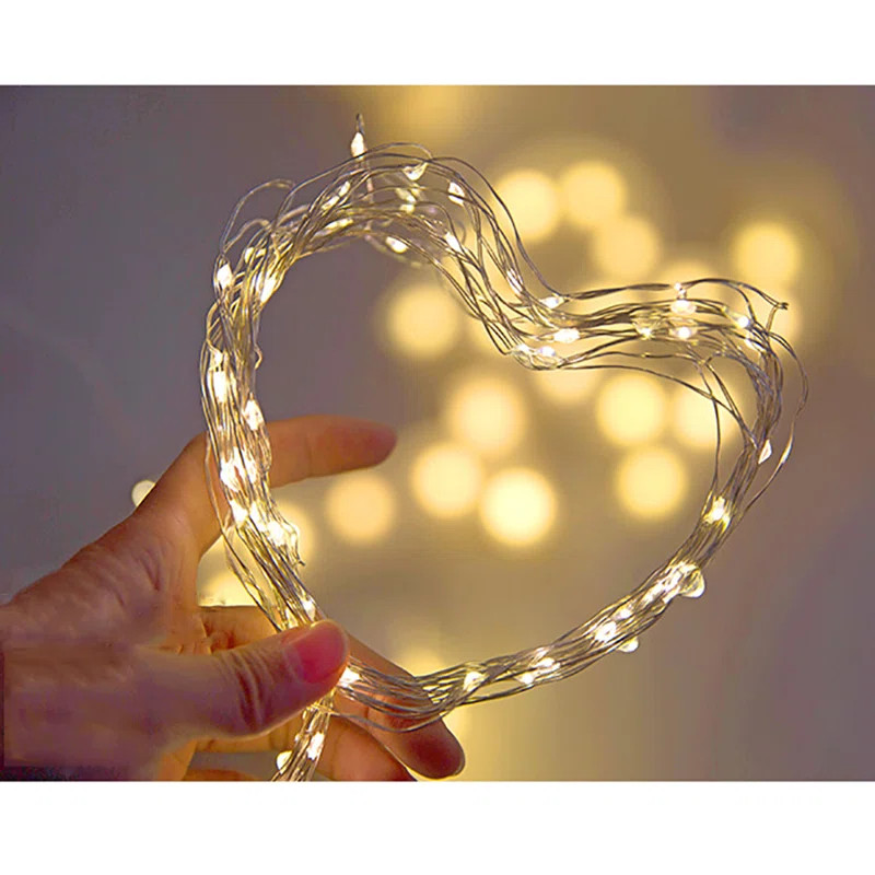 Bailey 9.8' Outdoor LED Battery Powered 30 - Bulb Standard String Light (End to End Connectable) | Wayfair North America