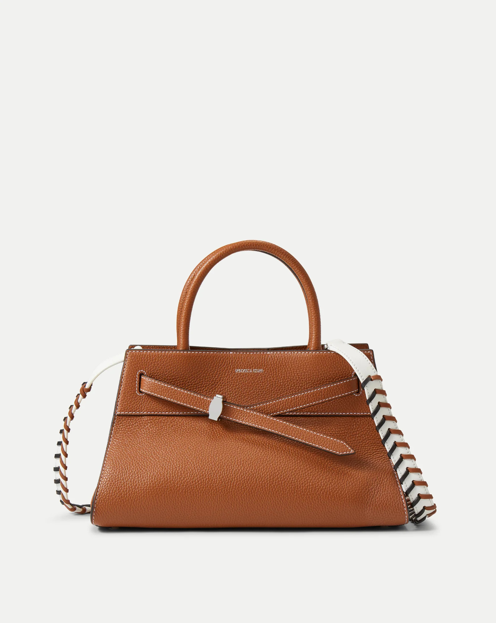 Veronica Beard Dash Bag in Tan Leather Hazelwood | Veronica Beard | Veronica Beard