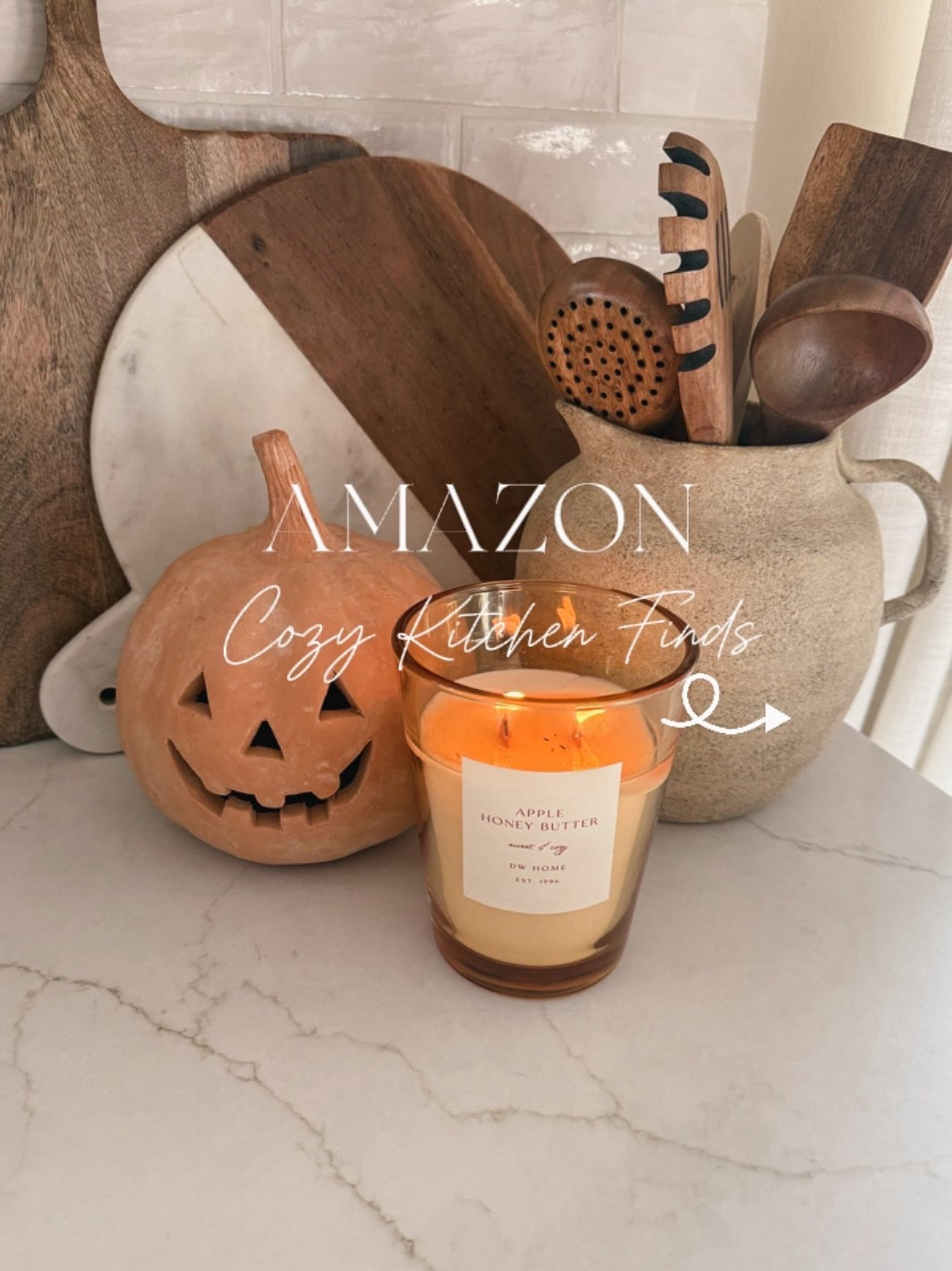 I've slowly collected these Amazon finds over time, and they’ve become everyday staples around our kitchen. Simple, useful, and just cozy enough to feel intentional with a little fall warmth sprinkled in 🍂🤎

#LTKHome #LTKSeasonal #LTKFindsUnder100