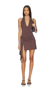 Celyse V-neck Halter Mini Dress
                    
                    Runaway The Label | Revolve Clothing (Global)