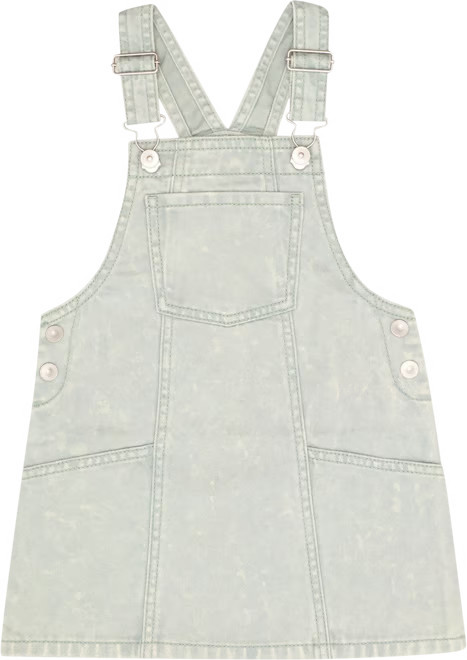 Wonder Nation Toddler Girls Denim Jumper, Sizes 2 Toddler-18 Months | Walmart (US)