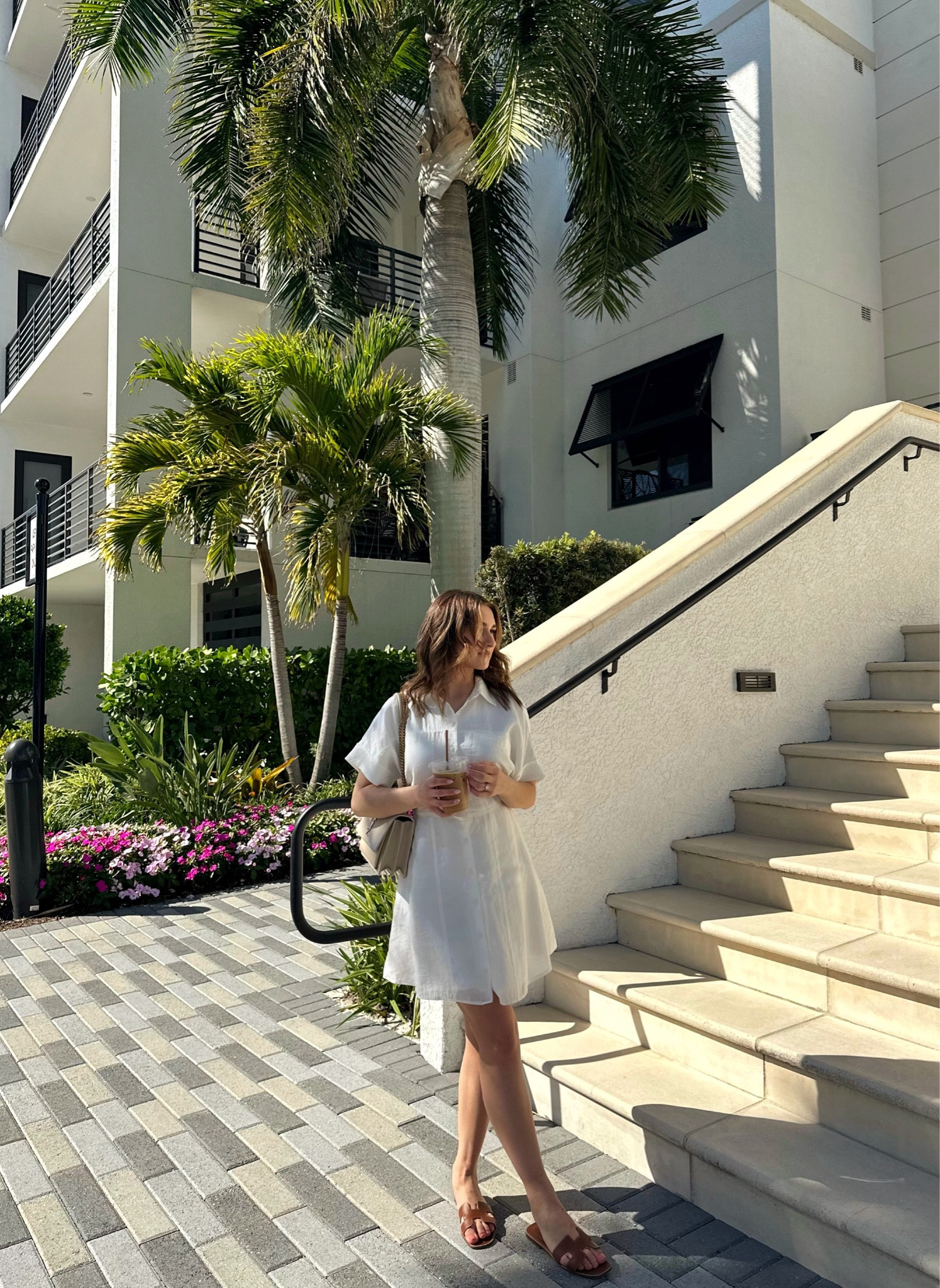 perfect white dress for anything ☁️ 
Dress from Zara wearing XS 
Shoes from Hermes wearing 6.5 
Bag from YSL

#LTKShoeCrush #LTKFindsUnder100 #LTKWorkwear