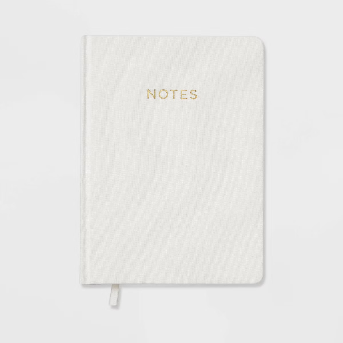 240 Sheet College Ruled Journal 7.75"x5.5" Cream Linen - Threshold™: Hard Cover, Acid-Free, Rou... | Target