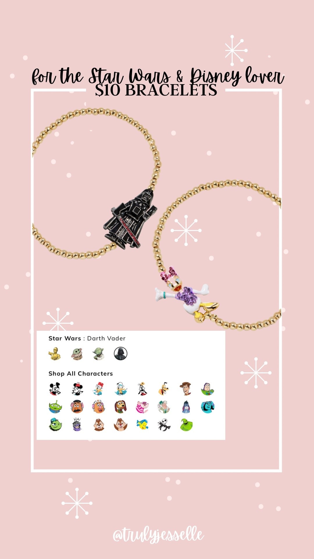 Baublebar bracelets, $10 Disney and Star Wars charm bracelets, today is the last day to grab for $10

These would make great gifts or stocking stuffers for the Star Wars or Disney lover. I’m grabbing some for myself and my daughter for our Disney days. 

#LTKFindsUnder50 #LTKSaleAlert #LTKGiftGuide