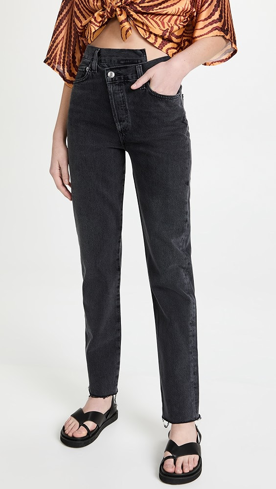 Criss Cross Straight Cut Jeans | Shopbop