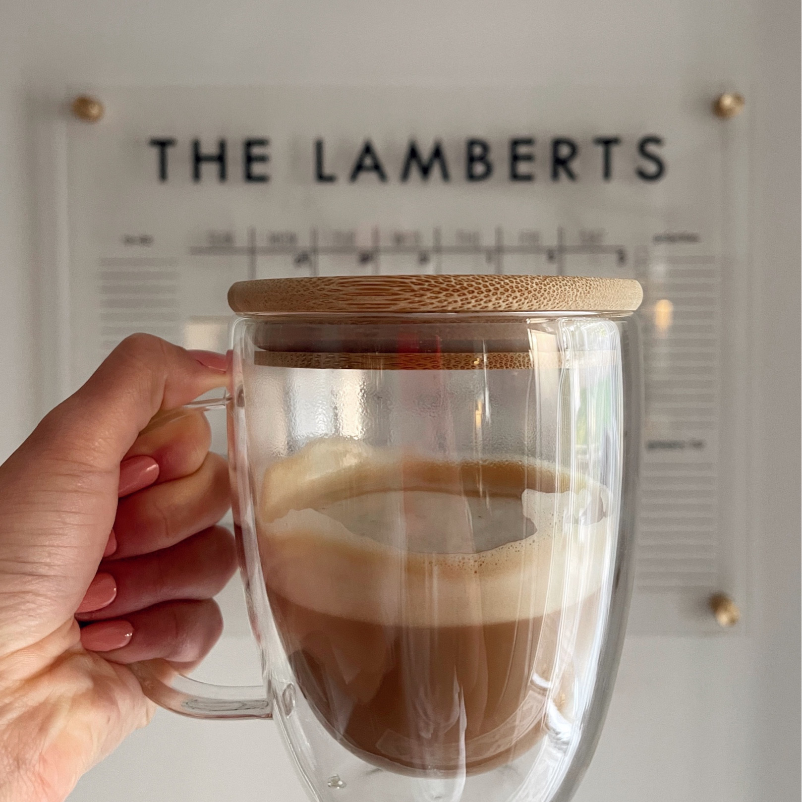 TGIW🤩 this morning’s latte in my double walled mug. Obsessed with the fact that it has a lid. Tj Maxx find but linked similars! 

#LTKunder100 #LTKstyletip #LTKhome