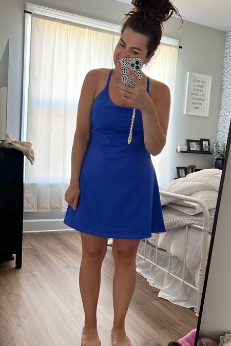 Obsessed with this active dress. So so soft! Shorts aren’t attached so you can go to the bathroom. I’m in a large!

#LTKMidsize #LTKTravel #LTKActive