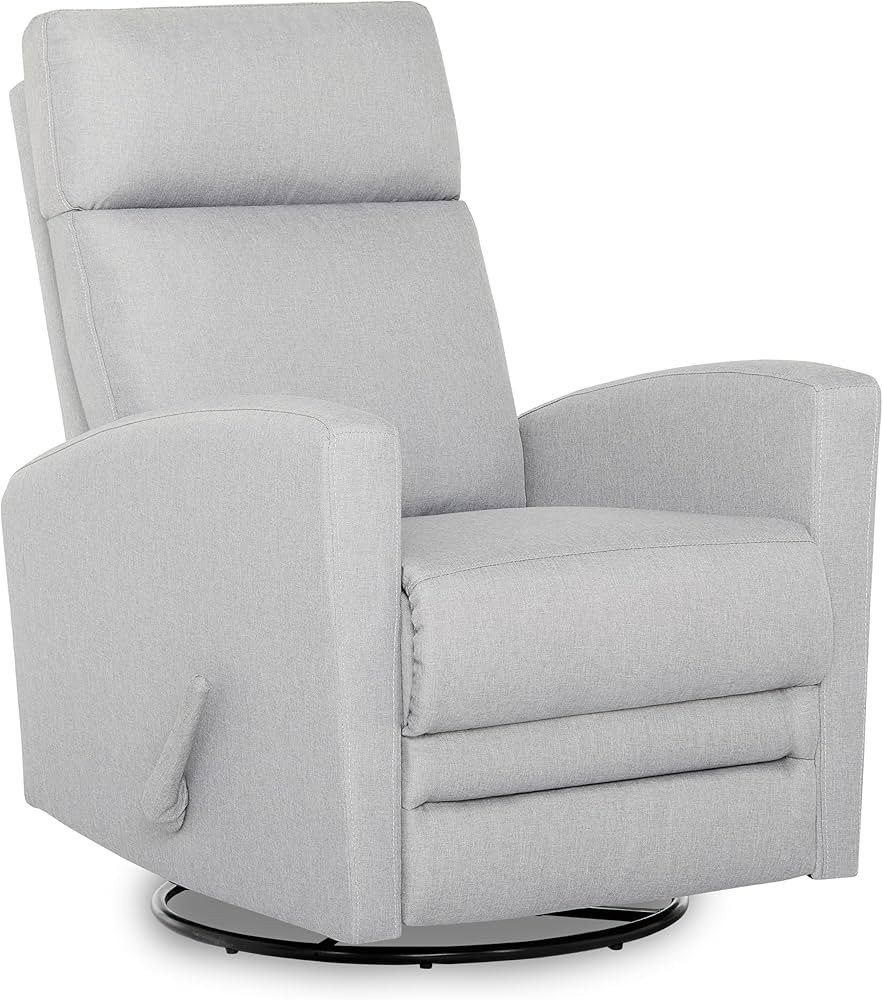 Dream On me Chatham Basic Nursery Rocking Glider in Grey, 360° Swivel Motion, FSC Certified, Greenguard Gold & JPMA Certified Nursery Glider, Three Rocking Modes Nursery Glider Recliner | Amazon (US)