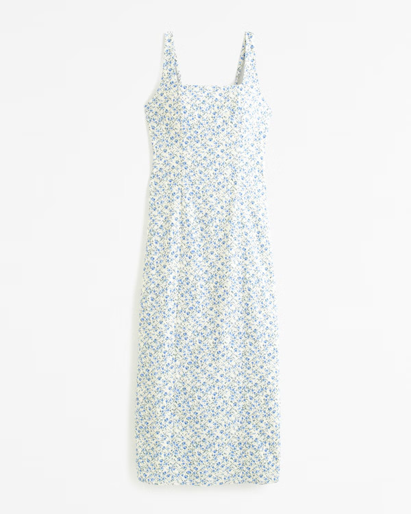Stretch Column Midi Dress | Abercrombie & Fitch (US)