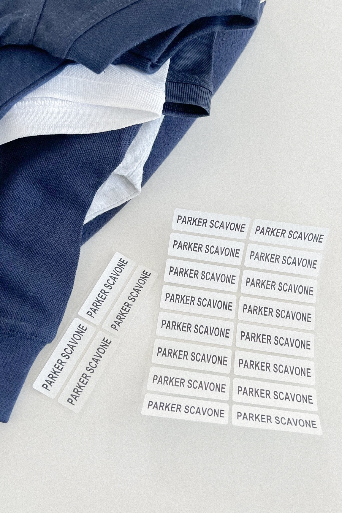 name labels for back to school clothes makes it so much easier to organize what clothes belong to what kid whether it be at home or in the classroom (if they need to change for PE etc)
#backtoschool #schoolclothes #schooluniform #schoolmusthaves #personalize #organize #school #kids #toddlers #littlekid

#LTKkids #LTKFind #LTKBacktoSchool