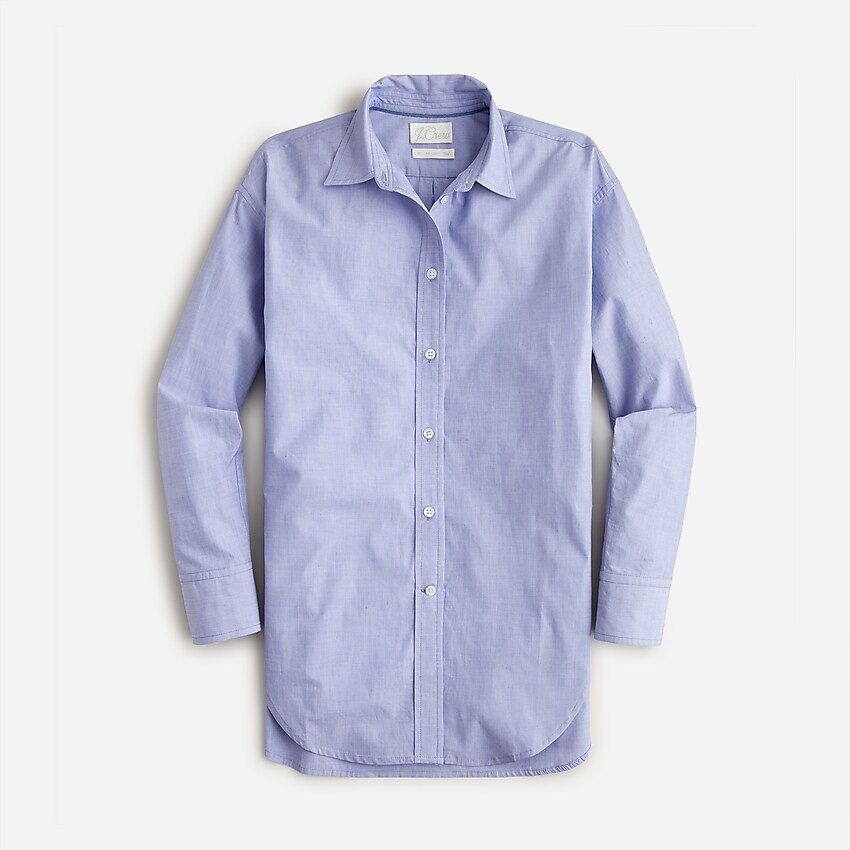 Relaxed-fit crisp cotton poplin shirtItem AX877 
 Reviews
 
 
 
 
 
2 Reviews 
 
 |
 
 
Write a R... | J. Crew US