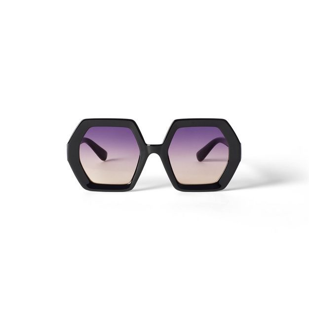 Women&#39;s Oversized Sunglasses - Kika Vargas x Target Black | Target