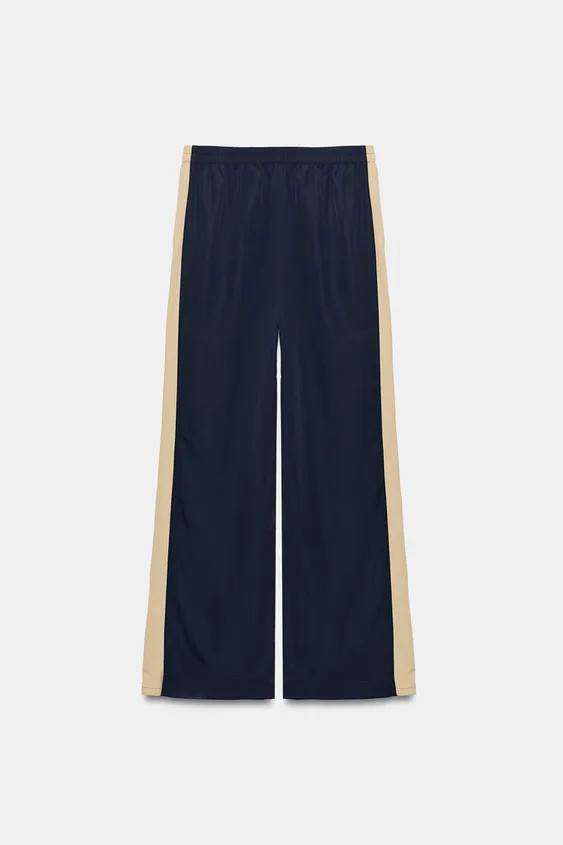 NYLON SIDE STRIPE TROUSERS | Zara US