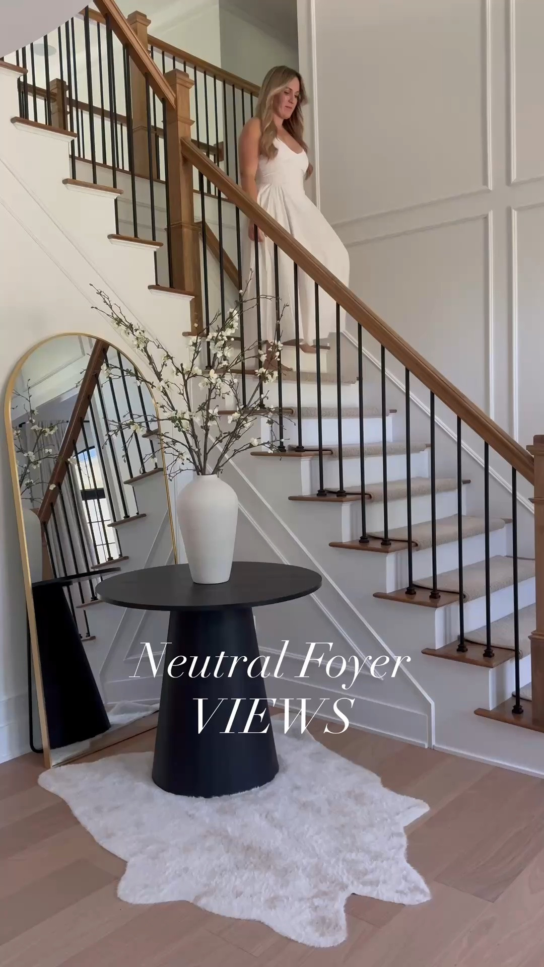 Neutral foyer rug , furniture and decor

#LTKSaleAlert #LTKHome