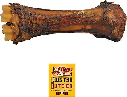 The Country Butcher Beef Shank Dog Bonesfor Aggressive Chewers, Large Breed Dog Treat, Natural, T... | Amazon (US)