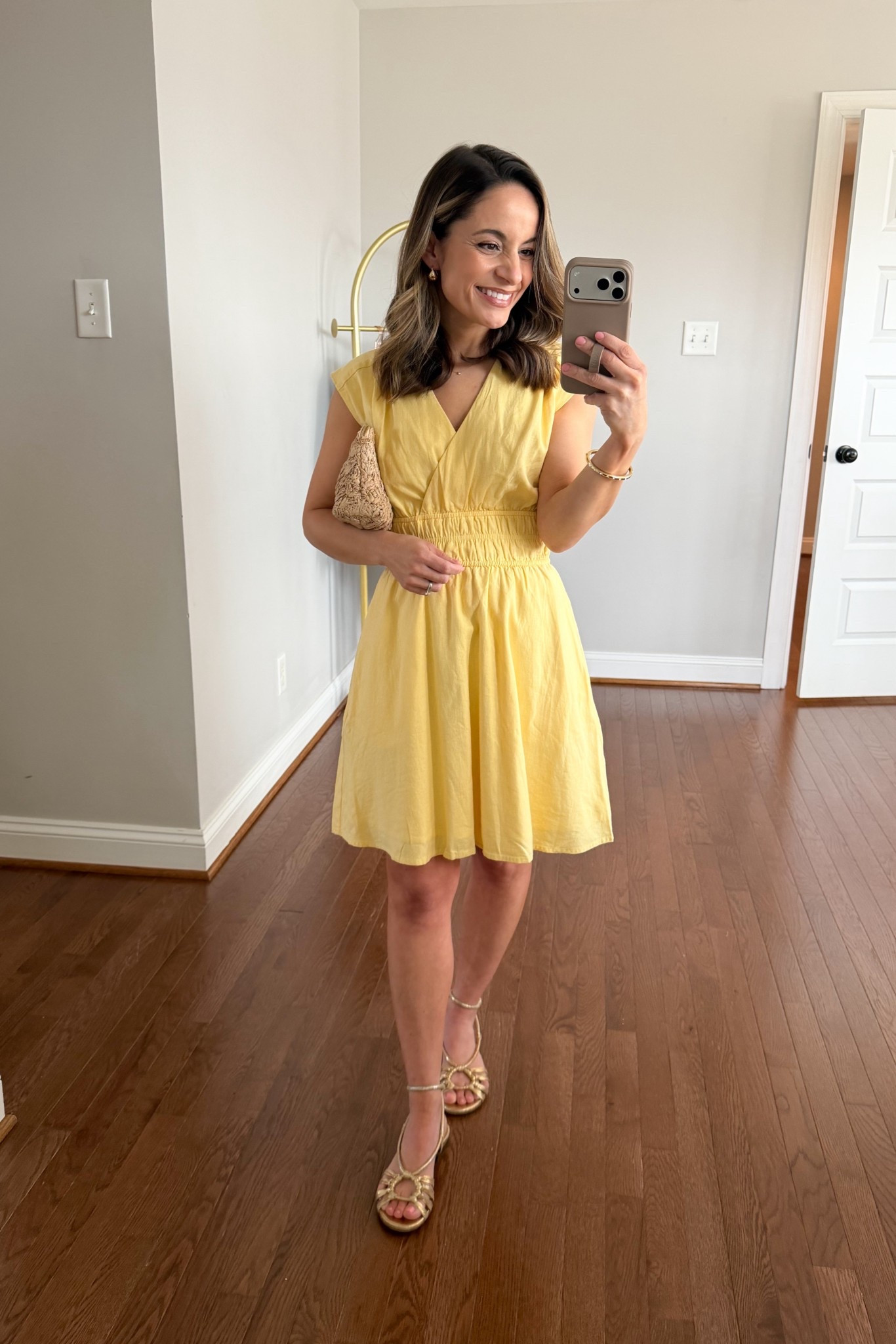 Three petite-friendly above the knee dresses for your next spring or summer celebration! 

Yellow dress (BR Factory): petite xxs | true to size | fully lined 

My sizing for reference: I’m 4’10”, 105 lbs. my measurements are 32”, 24”, 36”. I typically wear petite xxs/00/24 and have a 25” ankle inseam. 

#LTKPetite