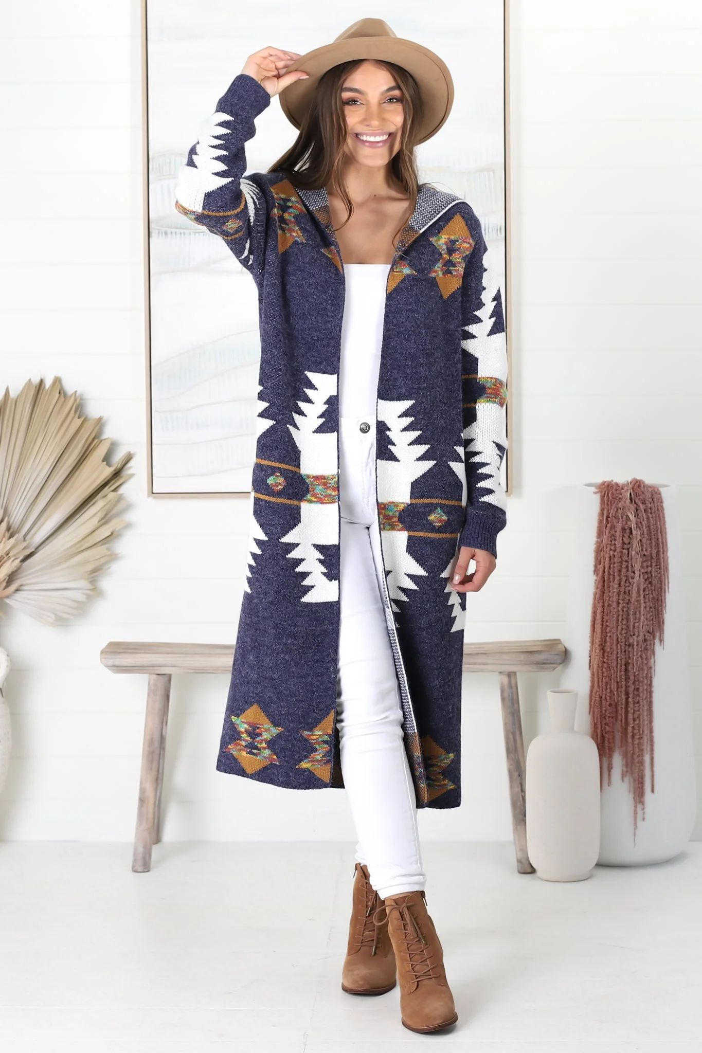 Salty Crush | Quest Cardigan - Navy | Bohemian Cardigan | Salty Crush