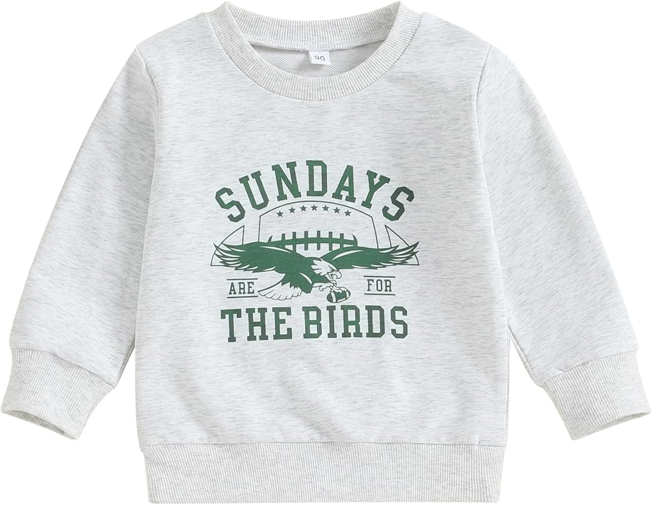 DNOMAID YZARC Sundays Are For The Birds Sweatshirt Toddler Boy Girl Eagle Long Sleeve Shirt Pullo... | Amazon (US)
