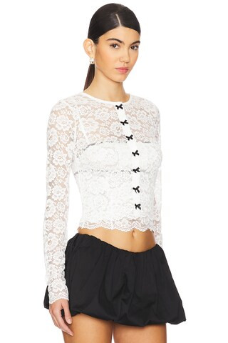 MAJORELLE Leila Cardigan in White from Revolve.com | Revolve Clothing (Global)