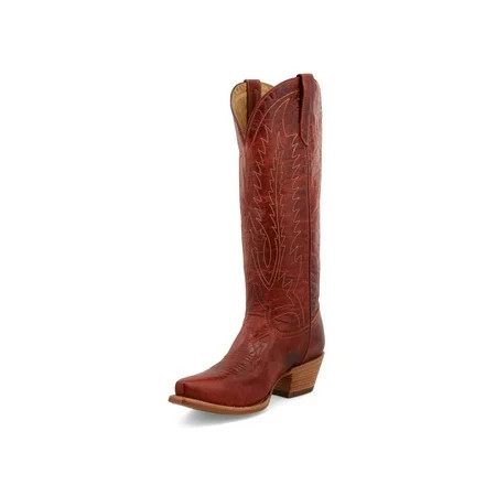 Black Star Western Boots Womens Victoria Leather 8 B Cranberry WBSN016 | Walmart (US)