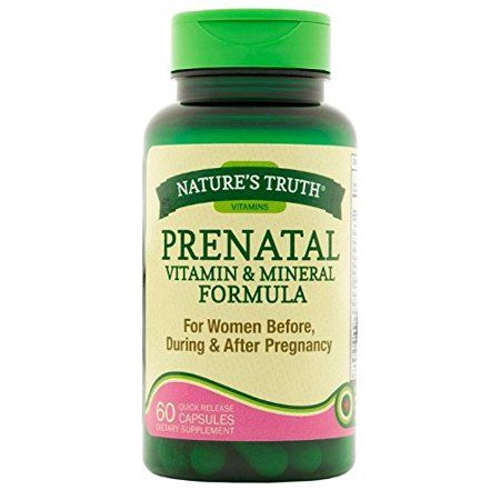 Nature's Truth Prenatal Vitamin and Mineral Formula Capsules 60 Each | Walmart (US)