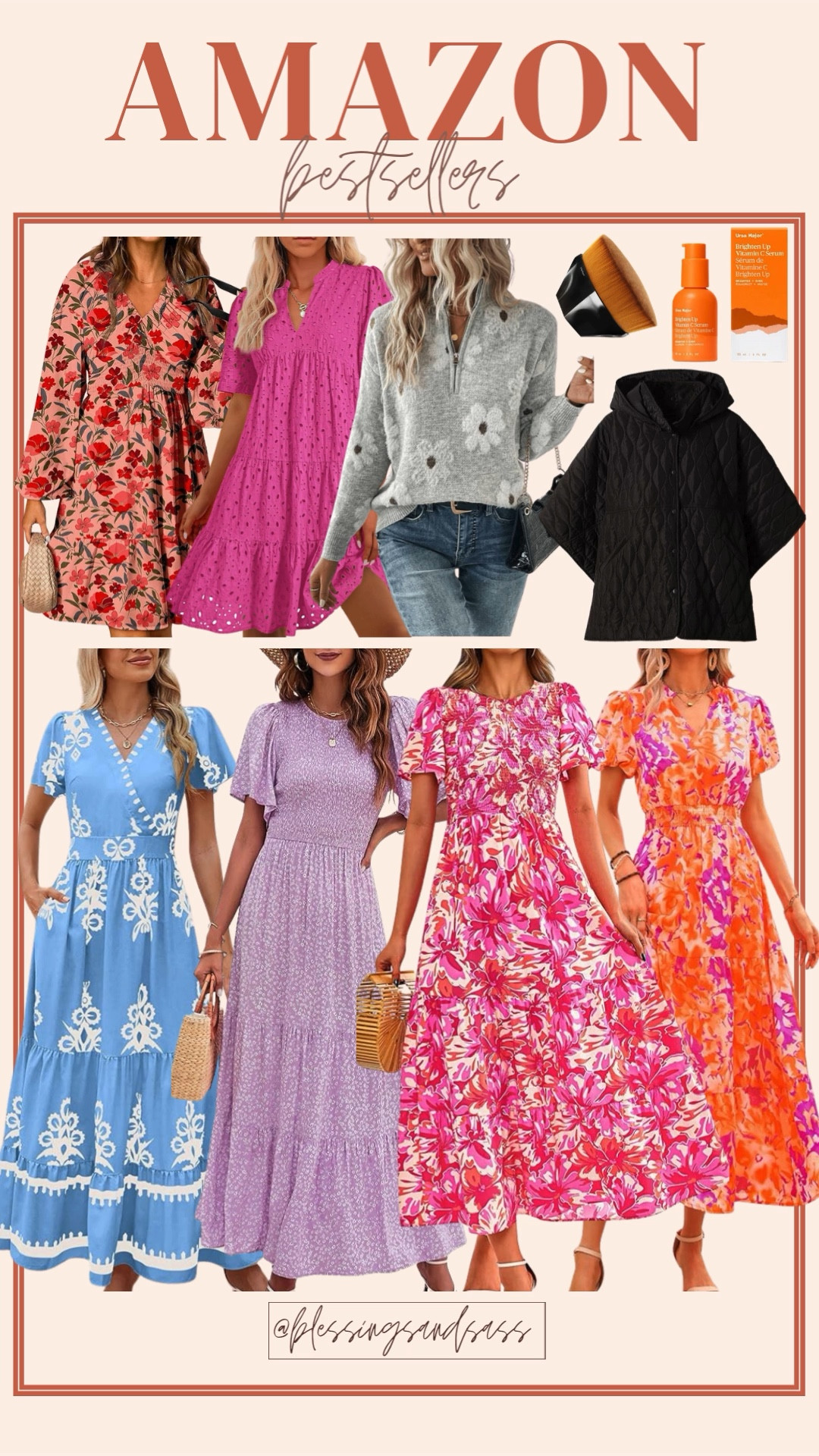 My weekly Amazon bestsellers! 


Women’s fashion, spring fashion, spring styles, spring outfits, spring outfit inspo, spring outfit ideas, women’s spring outfits, maxi dress, midi dress, mini dress, Amazon, Amazon fashion 




#LTKSeasonal #LTKootd #LTKOver40