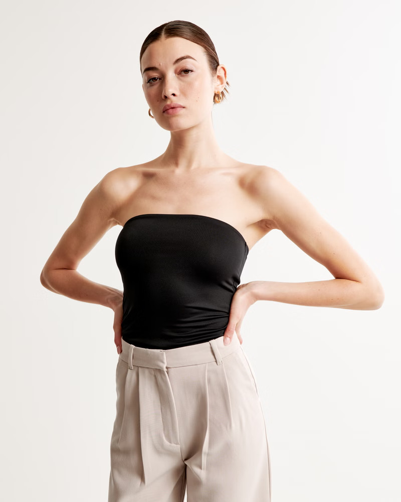 Sleek Seamless Fabric Tube Top | Abercrombie & Fitch (US)