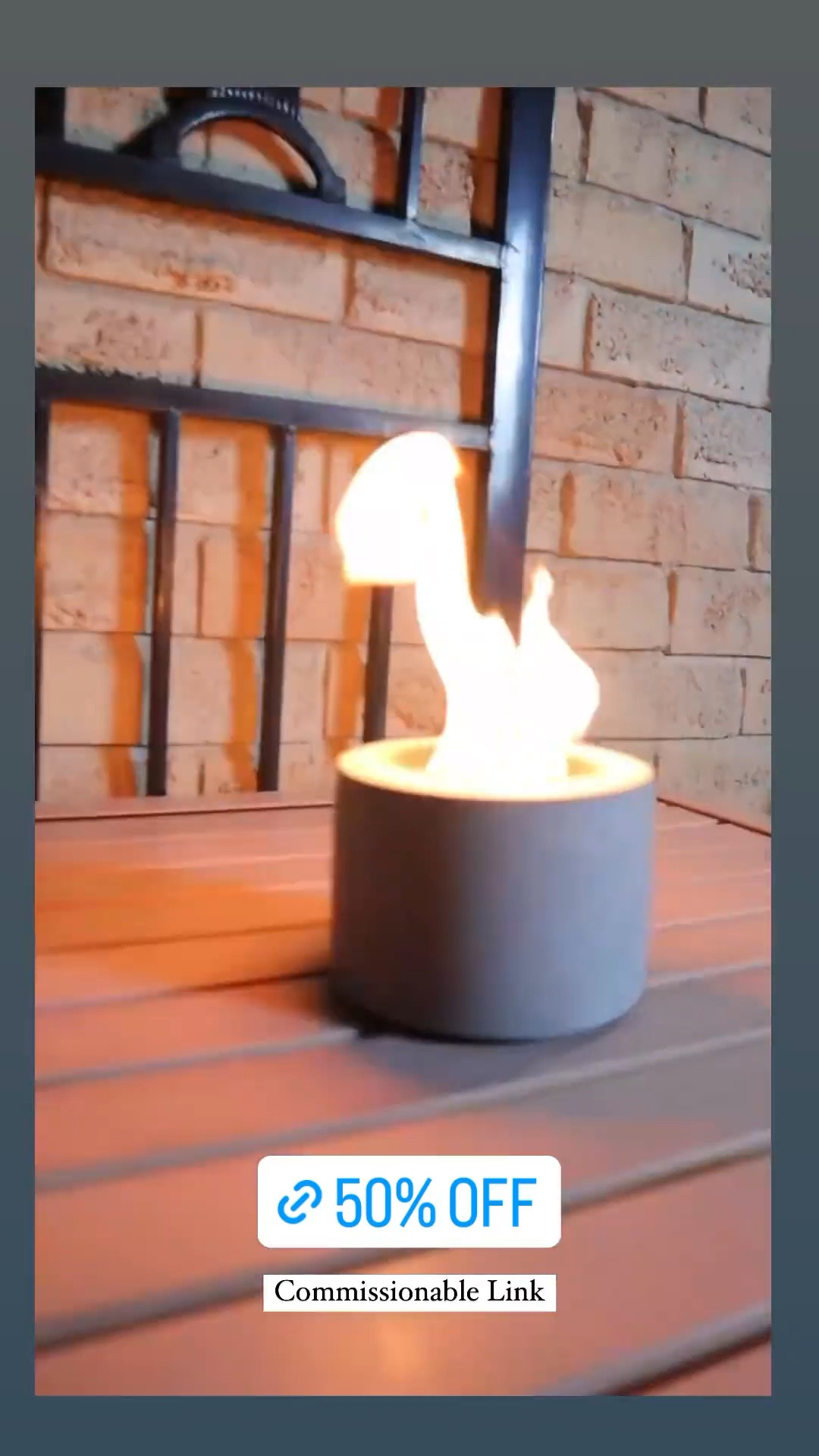 Price Drop Alert 🚨 50% off this portable tabletop fireplace. It can be used indoors and outdoors and only needs rubbing alcohol and a flame to get it started!

#LTKsalealert #LTKhome #LTKunder100