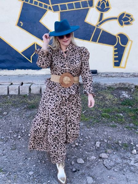 Cowgirl Chic for Park City, Utah. Cowgirl boots cheetah print leopard print cowboy hat

#LTKover40