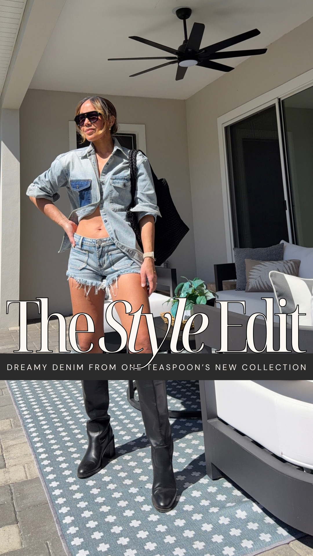 One Teaspoon has been defining cult denim for 25 years — and this new collection is no exception.👌

They just launched a new drop called “This Is Not A Dream,” and the name feels fitting — the pieces really are that good.⚡️

I styled the Hendrixe Retro Dukes two ways: with the Saint Tropez denim shacket for a full denim moment, and with the White Vintage Tank for a more laid-back look. The tee has that relaxed, slightly off-the-shoulder drape that keeps it effortless but still cool.

The shorts sit low on the hips with a boldly cut silhouette that gives them that unmistakable throwback attitude.

It’s that signature One Teaspoon edge I’ve loved for years — relaxed, confident, and undeniably cool.😎 

#LTKootd #LTKdayinmylife #LTKgrwm