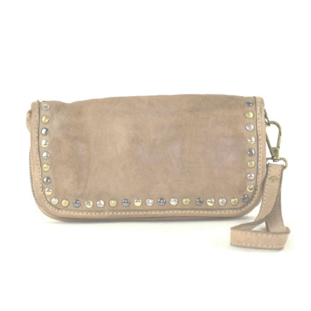 Sofia Zip Around Wallet in Taupe | Bolsa Nova Handbags