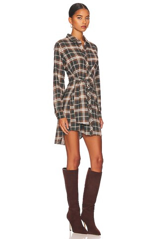 Brynn Mini Dress in Tar | Revolve Clothing (Global)