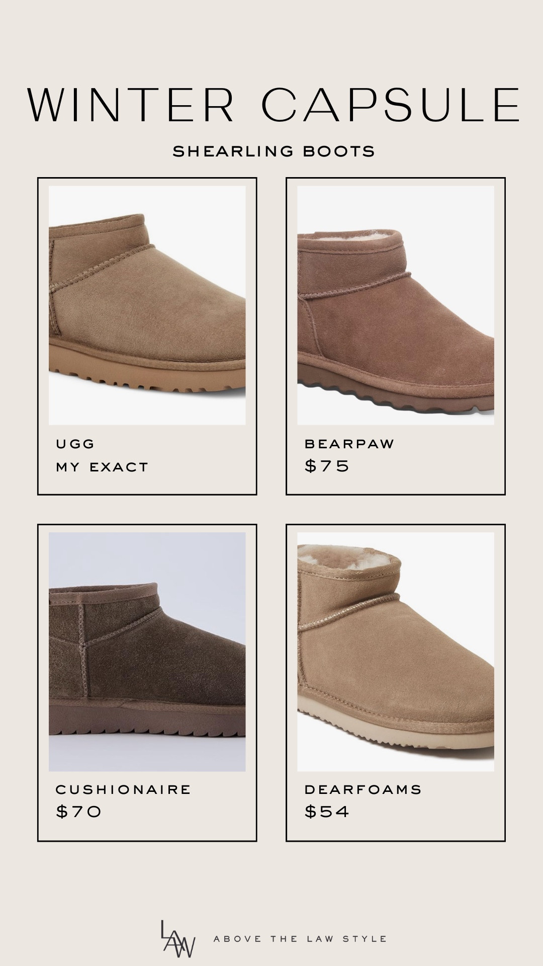 Winter Capsule: Shearling Boots

#LTKShoeCrush #LTKFindsUnder100 #LTKStyleTip