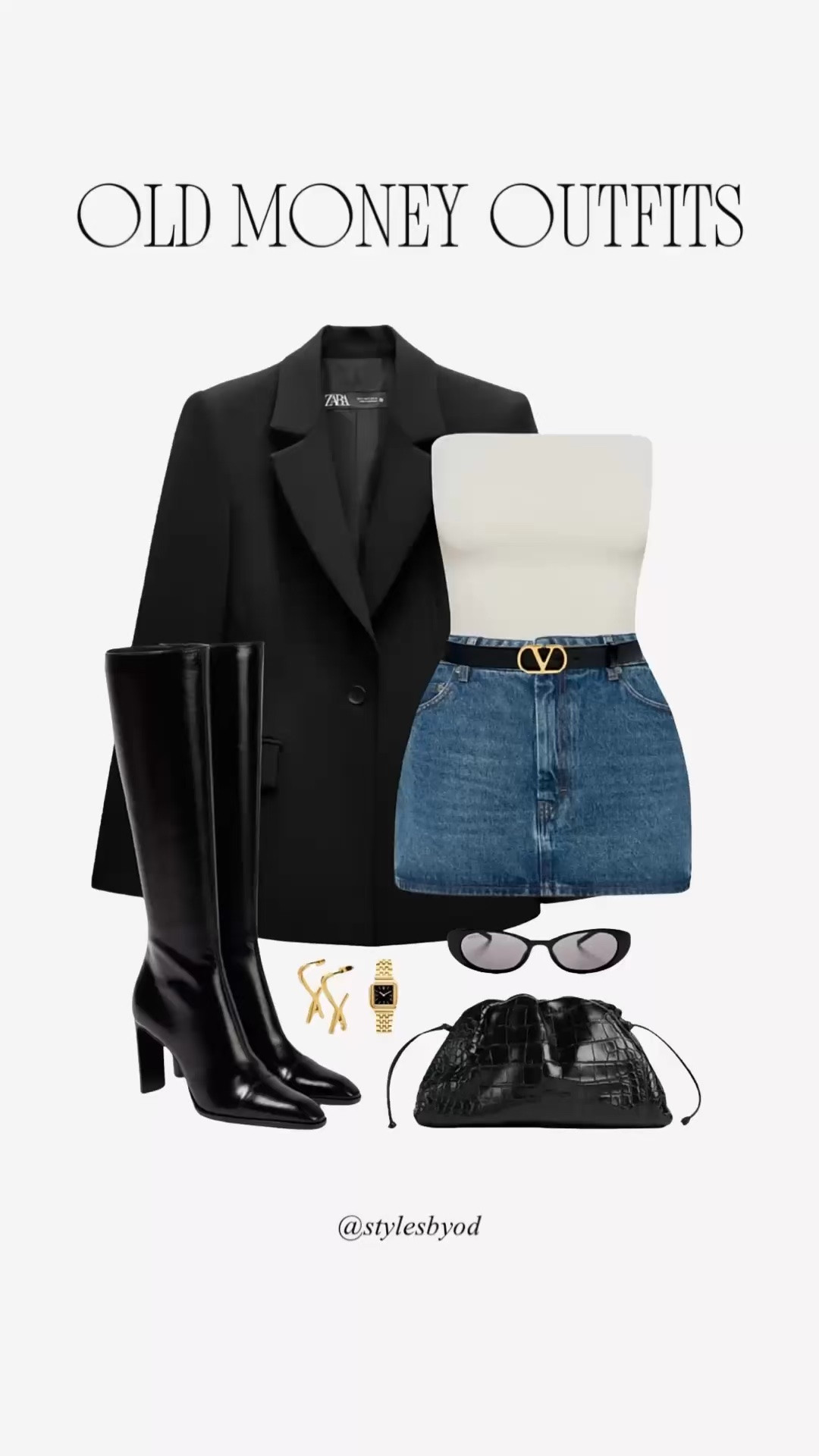 OLD MONEY OUTFITS☕️ Timeless pieces for fall🍂✨

A curated edit of tailored blazers, structured bags, classic tops and timeless denim — the kind of pieces that build an old money wardrobe rather than a single outfit. Mix, match and wear them for years, not one season🙌🏼 

#LTKfashion #LTKstyletip #LTKfall #LTKjeans #LTKshoecrush #LTKseasonal

#LTKFashionMonth #LTKluxury #LTKautumn