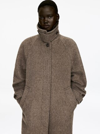 Wool-Alpaca Blend Coat | Arket UK