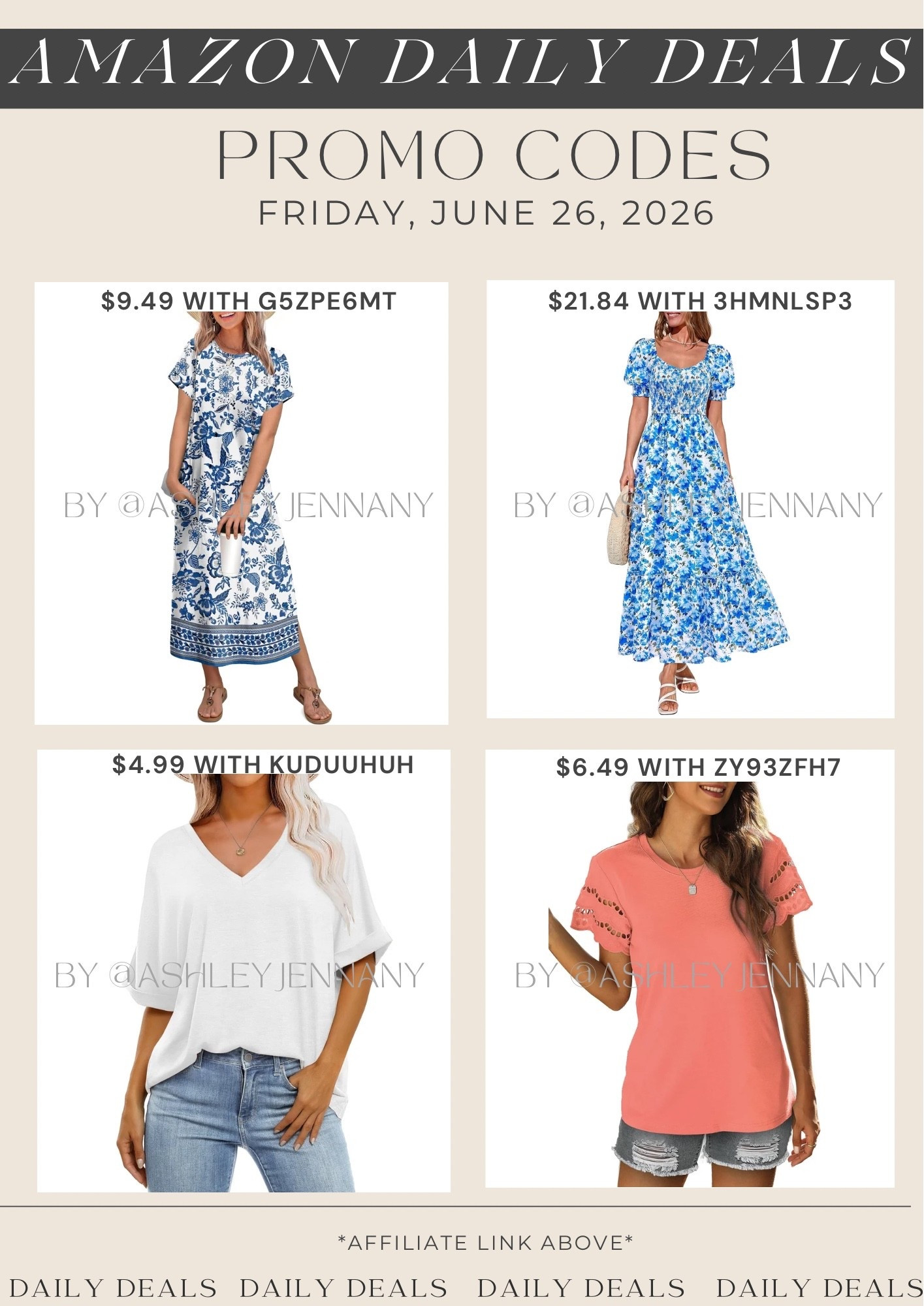 Amazon deals

#LTKSaleAlert #LTKMidsize #LTKootd