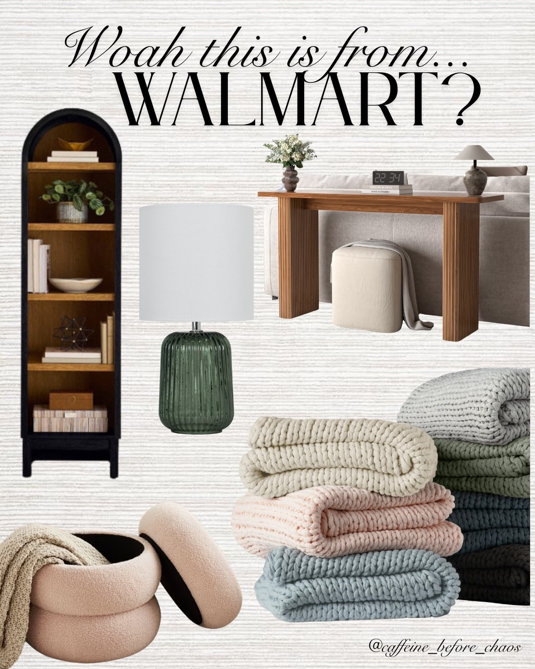 🛍️ TO SHOP
✨ Follow me + Like this post + type WOAH and I’ll send the links

✨ Or tap my LTK link in bio

WOAH.
Why does this look like designer home decor and it’s literally from Walmart?

As a busy working mom, I want modern organic, neutral, cozy vibes that look elevated… but still easy and practical.

This fluted console table, arched bookshelf, green glass lamp, and chunky knit throws are giving high end living room refresh without the overwhelm.

If you love neutral home decor, entryway styling, and affordable Walmart home finds that look expensive, these are so good.

#WalmartHome #WalmartFinds #ModernOrganicDecor #NeutralHomeDecor #LivingRoomInspo #EntrywayDecor #AffordableHomeStyle #HomeRefresh #LTKHome

I may earn a commission from links. Thank you for supporting my content 🫶🏻


#LTKdayinmylife #LTKmomlife #LTKHome