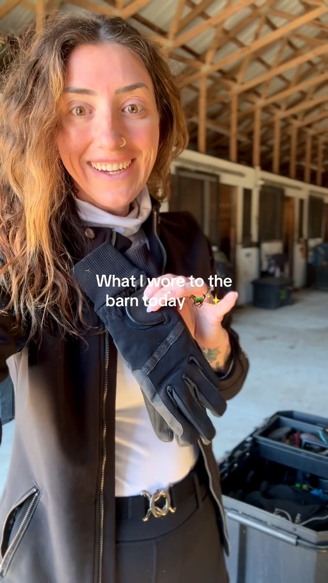 No gatekeeping here! I finally found some winter riding gloves that fit well & are functional - plus super affordable! These winter breeches are TOASTY too - everything linked in my LTK! 🐎❤️

#LTKootd #LTKActive