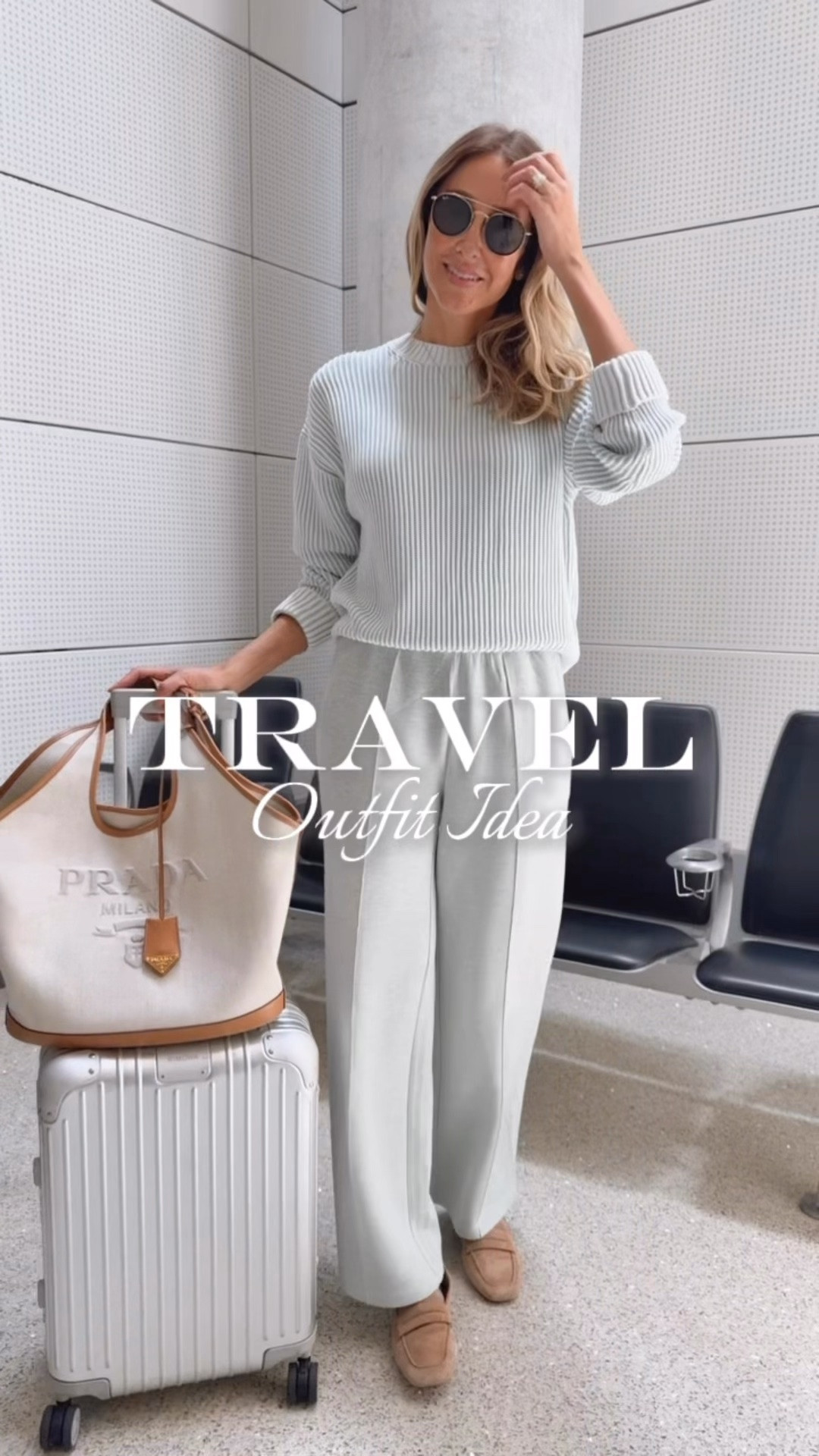 Travel outfit idea raft I love so much! Ultra comfortable, elegant, and stylish.
Everything fits true to size and I’m wearing size small

#LTKU #LTKTravel #LTKgrwm