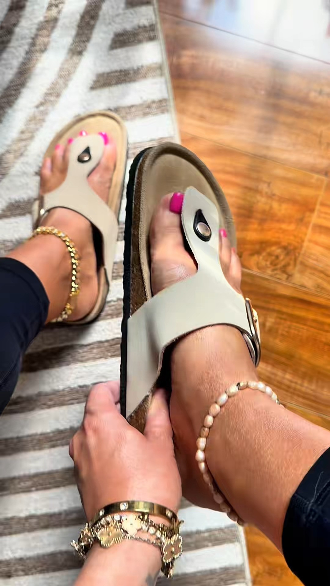 Affordable and comfy means it’s an immediate add to cart! #comfortablesandals #projectcloudsandals #womenssandals #ad #summersandals  

 #LTKootd #LTKWorkwear #LTKTravel