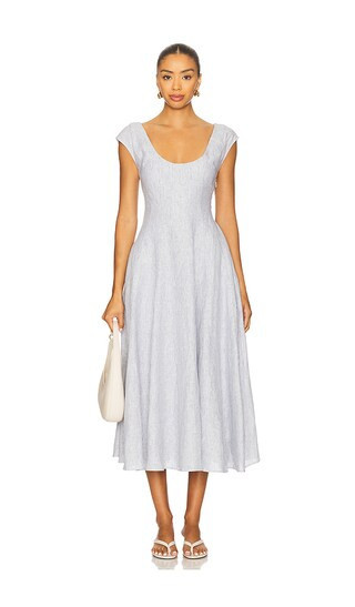 GUIZIO Leila Dress in Blue. - size L | Revolve Clothing (Global)